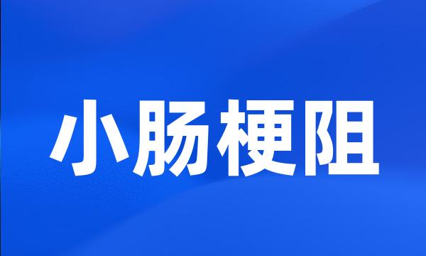 小肠梗阻