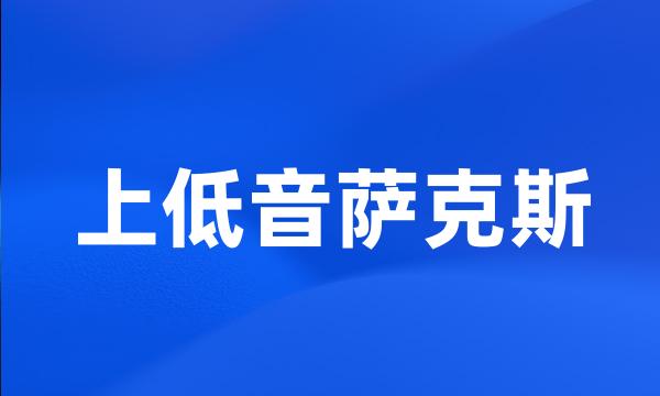 上低音萨克斯