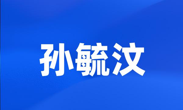 孙毓汶