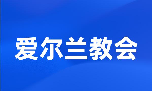 爱尔兰教会