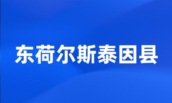 东荷尔斯泰因县