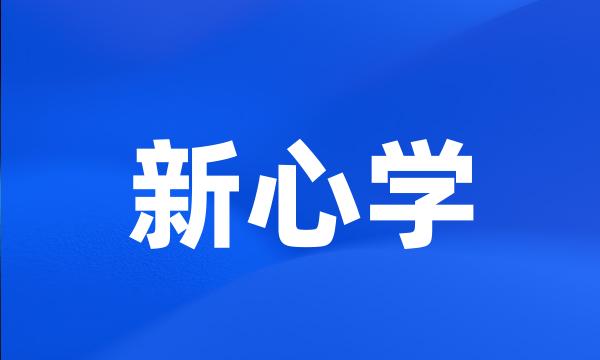 新心学