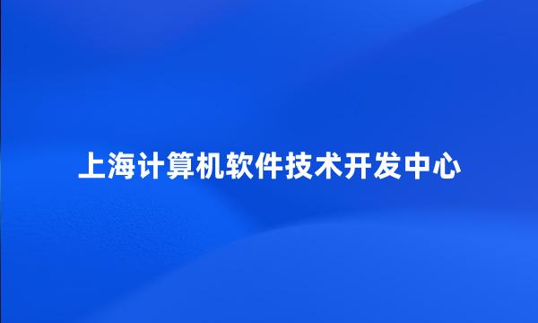 上海计算机软件技术开发中心