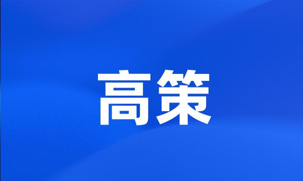 高策