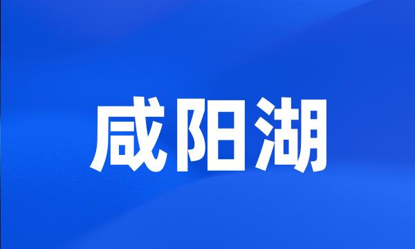 咸阳湖