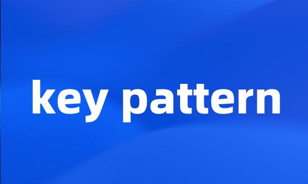 key pattern