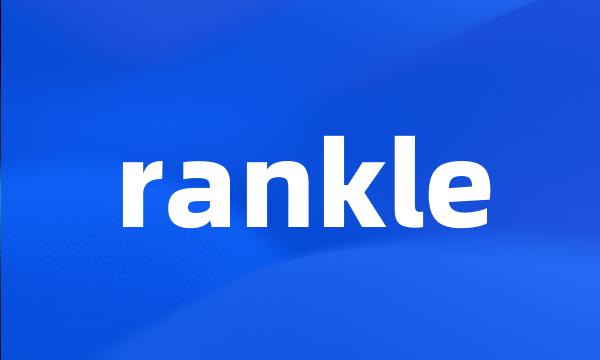 rankle