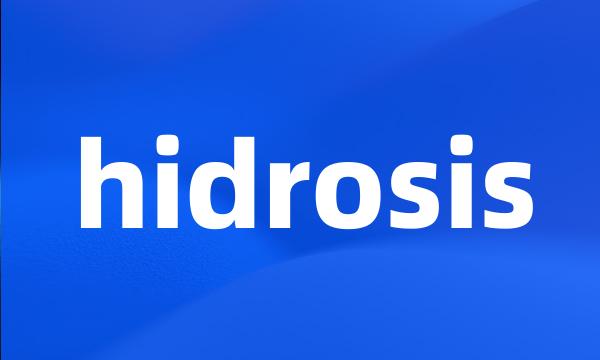 hidrosis