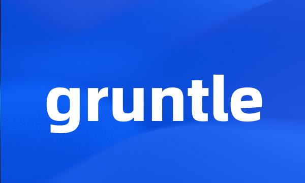 gruntle