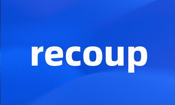 recoup