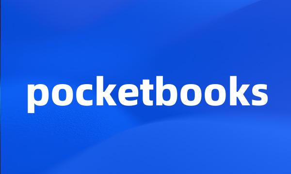 pocketbooks