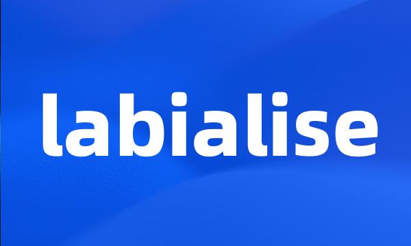 labialise