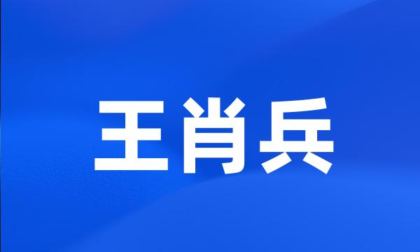 王肖兵