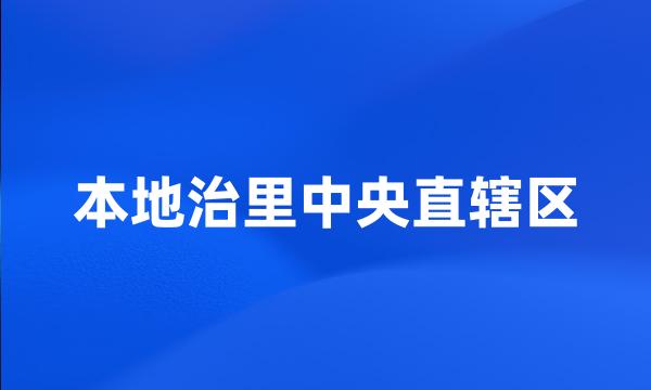 本地治里中央直辖区