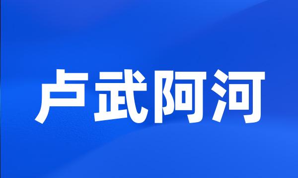 卢武阿河