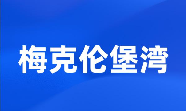 梅克伦堡湾