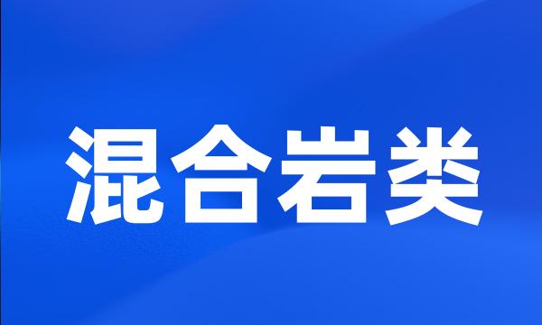 混合岩类