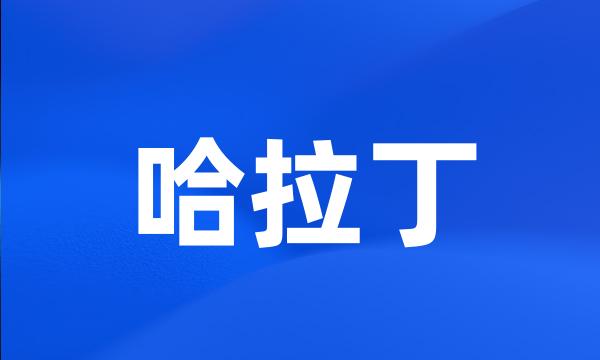 哈拉丁