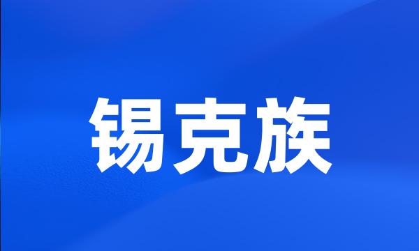 锡克族