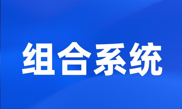 组合系统