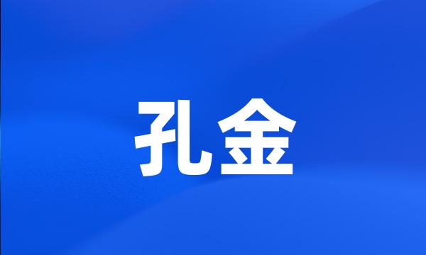 孔金