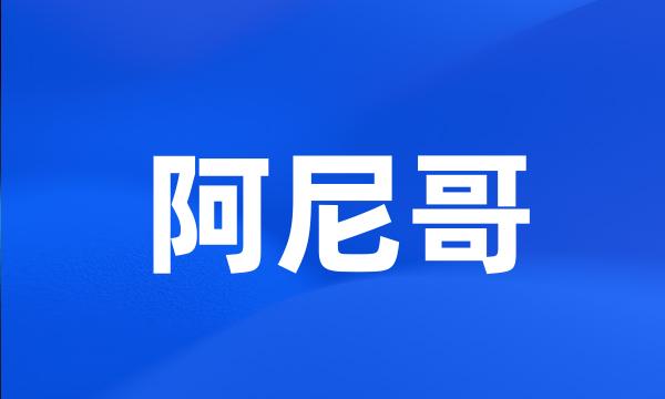 阿尼哥