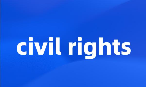 civil rights