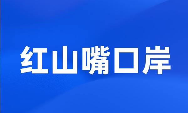 红山嘴口岸