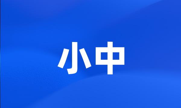 小中