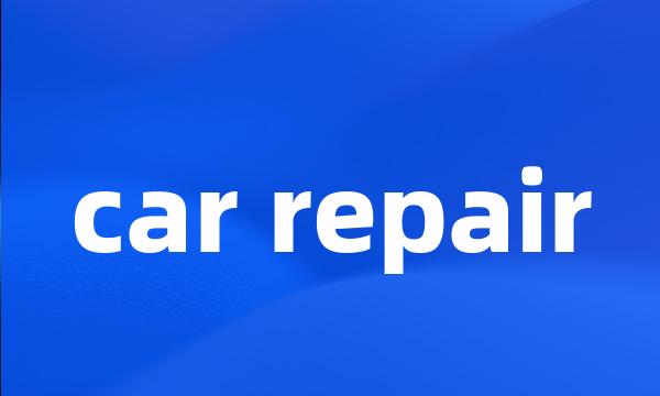 car repair