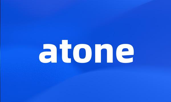 atone