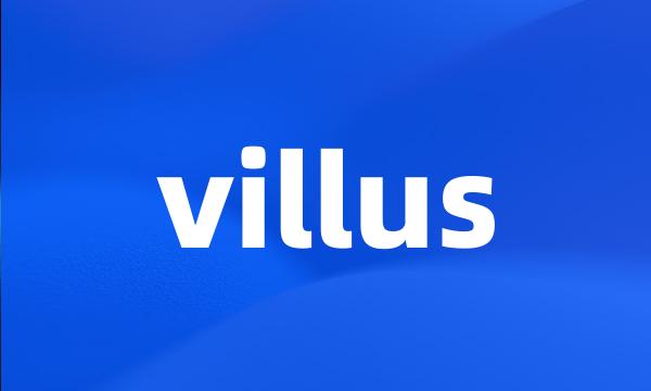 villus