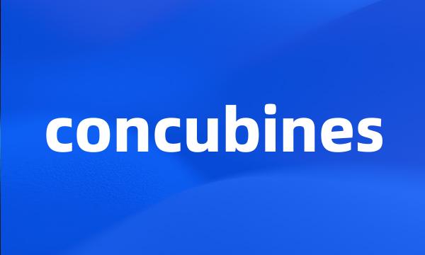 concubines