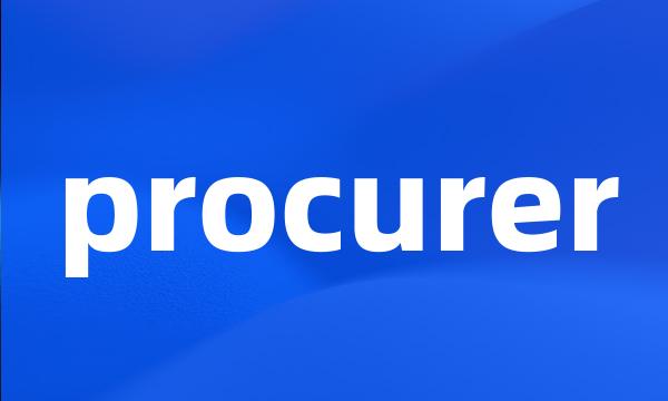 procurer