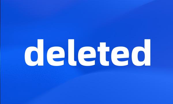 deleted