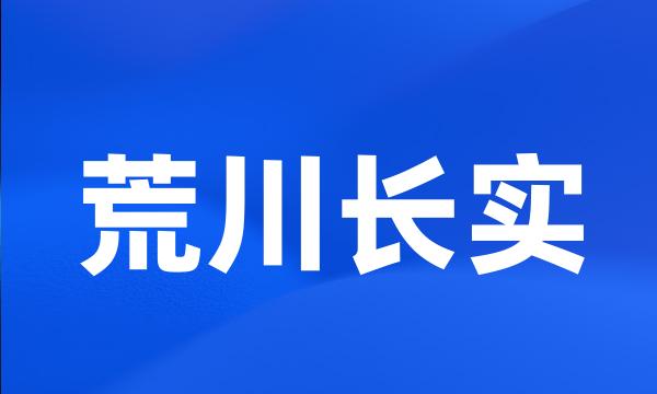 荒川长实