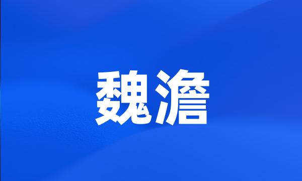 魏澹