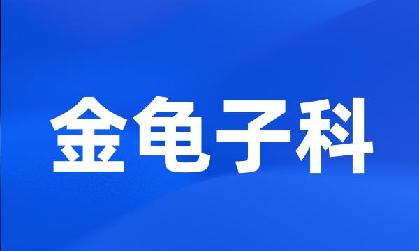 金龟子科