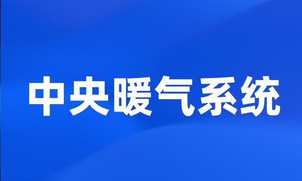 中央暖气系统