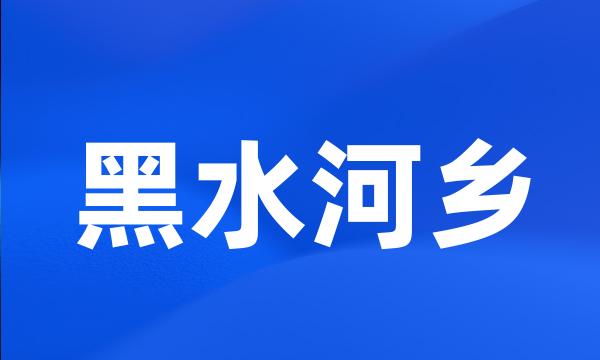 黑水河乡