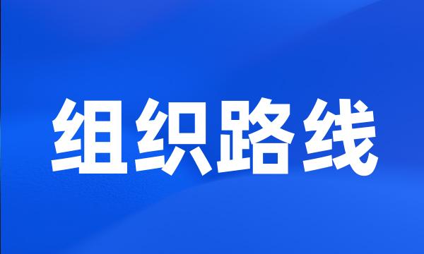 组织路线