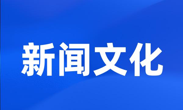 新闻文化