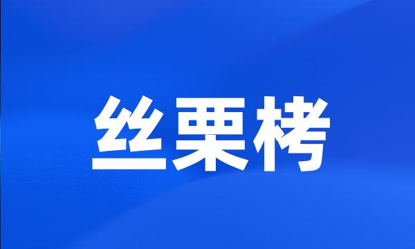 丝栗栲