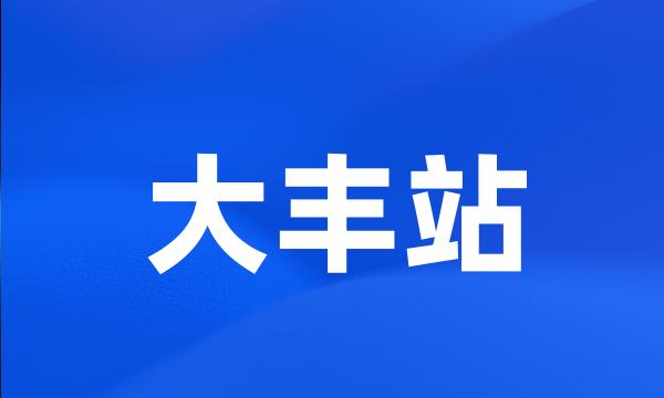 大丰站