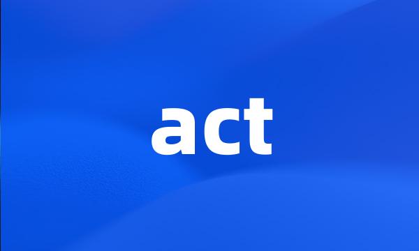 act