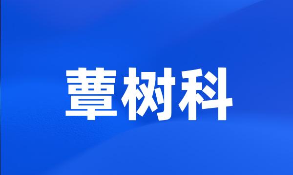 蕈树科