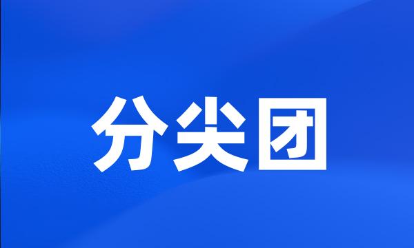 分尖团