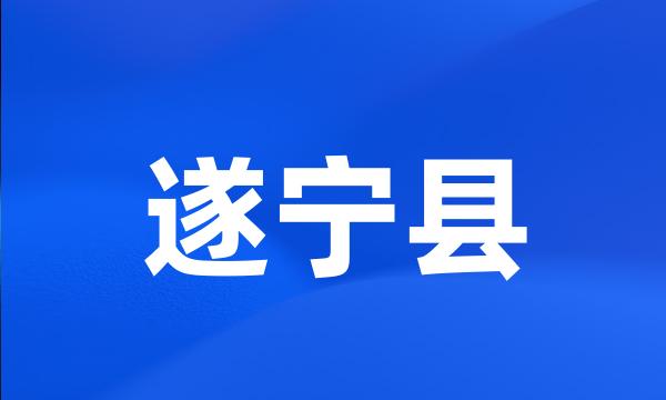 遂宁县