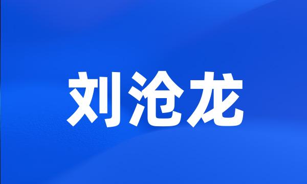 刘沧龙