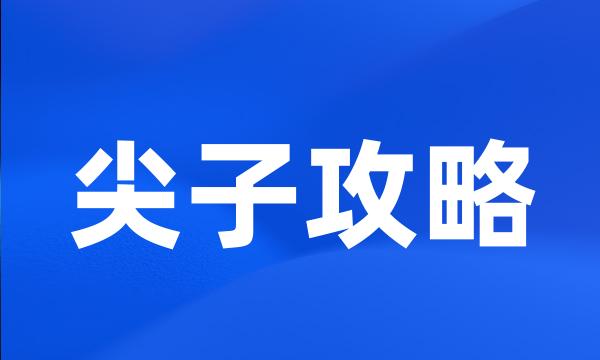 尖子攻略